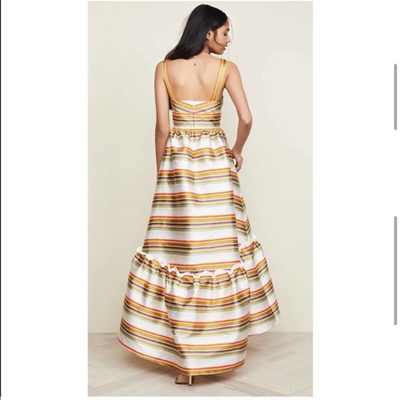 NWT Jill Stuart Sela Striped Evening Gown - Picture 6 of 8